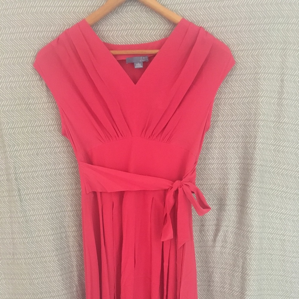Lil’ Anthropologie pink Silk Dress Size Small